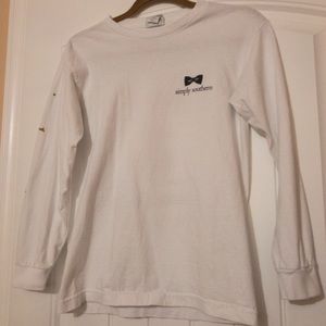 White Long Sleeved Simply Southern Shirt